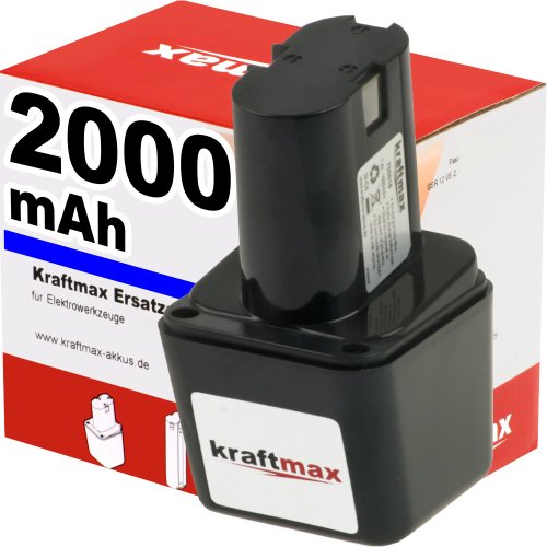 Akku für BOSCH Typ 2 607 300 001 - 7,2V / 2000mAh / Ni-Cd - Profiqualität mit frischen, hochwertigen Zellen