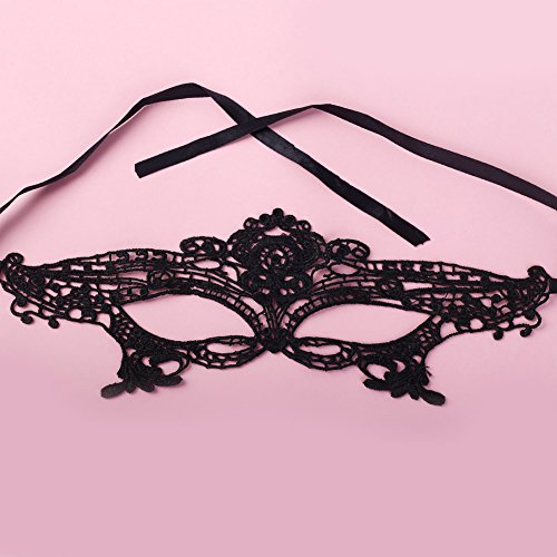 XingYu Qualität Mitternacht Schwarz Venetianische Maskerade Maske - 3