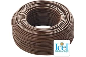 Cavo Icel FS18, Matassa 100 Metri, Filo Elettrico FROR Multipolare Isolante, Impianti Elettrici, Tubazione Antincendio (4G x 2,5 mm2)