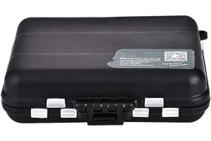 YOSOO HEALTH GEAR Boîte de leurre de pêche étanche, boîte de Rangement pour appâts, conteneurs d'organisateur de Crochets en Plastique