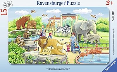 Ravensburger - 06116 - Puzzle Excursion au zoo - 15 pièces