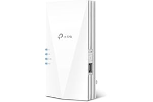 TP-Link Répéteur WiFi 6 RE700X, Amplificateur WiFi AX3000 Mbps, Port Ethernet Gigabit, Couvre jusqu'à 150 m², Repeteur WiFi Puissant, Compatible avec Les Box Internet, Profitez sans Changer Votre Box