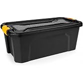30 Litre Sert Plastik Tek B&ouml;lmeli Organizer Kutu, Saklama Kabı - Ev Araba Saklama Kutusu - Ev Banyo D&uuml;zenleyici, Dolap D&uuml;zenl
