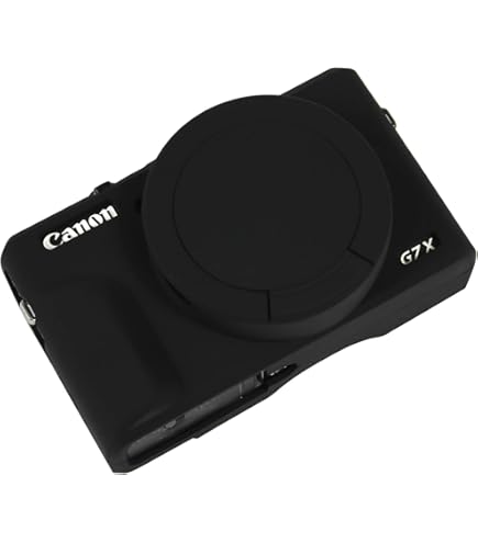 G7X Mark II-hoesje, Zakao zachte siliconen tas, lichtgewicht, slank rubberen beschermende digitale cameratas voor Canon PowerShot G7X Mark II (blauw