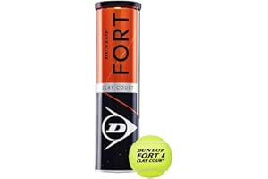 ‎DUNLOP DUNLOP Tennisball Fort Clay Court – für Sandplatz, Rasen & Hartplatz