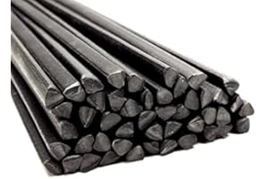 AZ-REPTEC Plastique baguettes de soudure PP/PE Noir 4mm Triangulaire 25 Barres