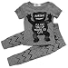 Zhuannian Unisex Baby Toddler Bowtie Bear T-Shirt and Trousers Set (12-18months, Grey)