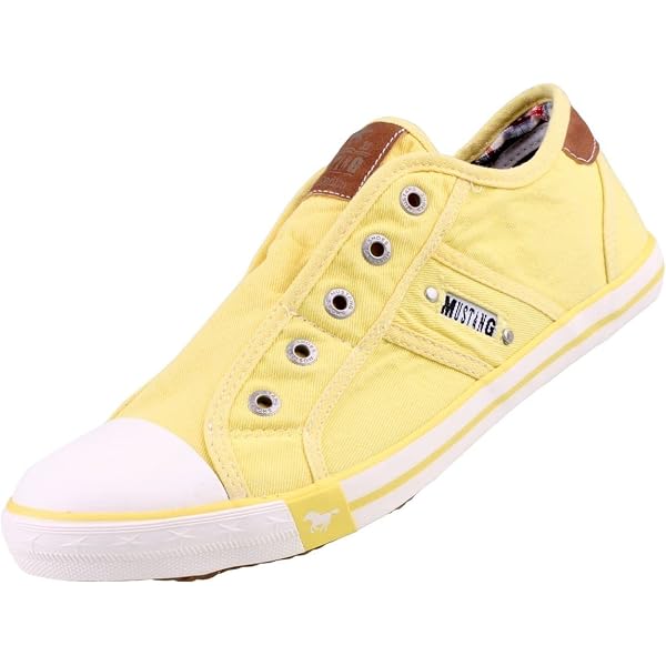 MUSTANG 1497-301 Sneaker Da Donna Alla Moda, Con Plateau, Allacciatura, Interno In Morbido Tessuto