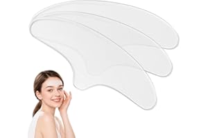 LUEDEN Silicone Forehead Wrinkle Patches Reusable Anti Wrinkle Forehead Patches Facial Frown Lines Smoothers Anti-aging Face Tape Overnight Line Remover Mask for Women Beauty Skincare Fine Lines, 3 Pcs