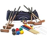 Größer Garten Krocket Set inklusive hochwertiger Ausrüstung und detaillierte Anleitung