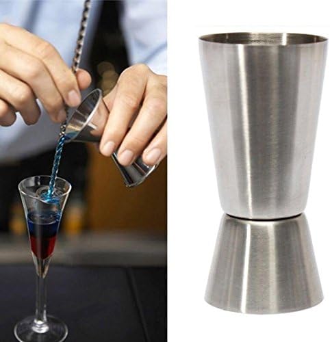 Bar Measure Cup,1PC Jigger Single Double Shot Short Drink Spirit Measure Cup Cocktail Bar Party Wine