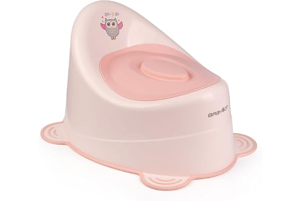 BABYLON Snail pot bebe toilette, antidérapant petit pot toilette bébé, wc enfant, anatomique pot bebe, pot pour enfants, petit pot bébé rose