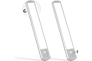 LQWELL® 36 LEDs Skåplampa Trådlös rörelsesensorlampa 24 cm 1500mAh Uppladdningsbar dimbar garderobslampa för kök Garderob Bok