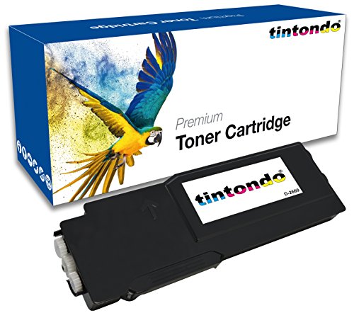 Tintondo Premium Toner ersetzt Dell 593-BBBU, geeignet für Dell C2600 Series, C2660dn, C2660dnf, schwarz 6.000 Seiten