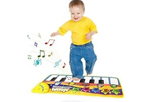 COULD SPARK Piano Mat,Educational Toy,1-8 years old Girls Boys Toddlers Infant Toys,Floor Piano Mat for Kids Musical Dance Toys,Pop Musical Educational Toy keyboard,Birthday for Children