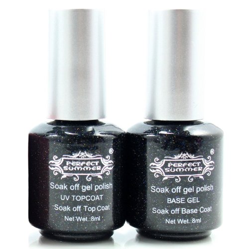 Perfect Summer 8ml UV Gel Nail Polish Top coat Base coat Gel Polish Set Soak Off Nail Art kits