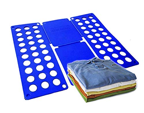 DOBLADOR DE ROPA XXL o permite doblar la ropa en tres segundos o ligera o ocupa poco espacio o plástico o 60 x 70 cm o #637