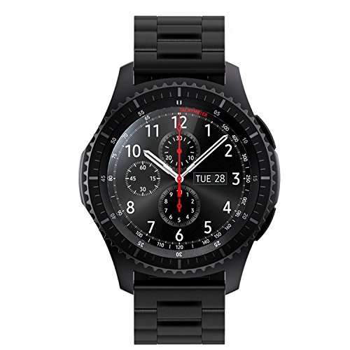 Simpeak Samsung Gear S3 Reloj Correa Samsung Galaxy Watch 46mm Acero Inoxidable Banda de reemplazo Tres Hebilla de Cuentas Dise o Correa para Samsung Gear S3 Classic Frontier - Negro reviews Simpeak Samsung Gear S3 Reloj Correa Samsung Galaxy Watch 46mm Acero Inoxidable Banda de reemplazo Tres Hebilla de Cuentas Dise o Correa para Samsung Gear S3 Classic Frontier - Negro