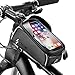Produktbild Acokki Fahrrad Rahmentasche,Touch-Screen Fahrrad Handyhalterung,Wasserdicht Fahrradtasche mit Kopfhörerloch Reflektierend Geeignet für Smartphone bis zu 6 Zoll Größe