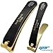Professional German Black & Gold Toe Nail Cutter Clipper Nippers Chiropody Heavy Duty Thick Nails (New Year Offer)