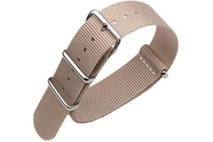 FOUUA Cinturini per orologi in nylon Stile Nato Scelta di colore, lunghezza e larghezza 16mm 18mm 20mm 22mm 24mm Cinturini balistici di ricambio per uomo Donna