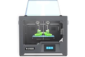 VOXELAB Impresora 3D FlashForge Creator Pro 2, extrusora Dual Independiente, diseño a Prueba de Fugas de filamento Residual, Modo de impresión duplicado/Espejo, Plataforma de construcción optimizada