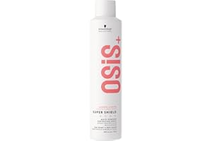 Schwarzkopf Professional OSiS Super Shield Multi Purpose Protection Spray Heat Protection For Long Hair Anti Pollution Anti Bacterial Reduces Tangling Fights Dullness Detangling 300 ml