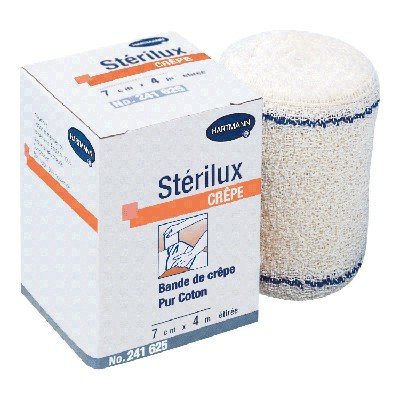 Hartmann Stérilux Bande de Crêpe 7 cm x 4 m