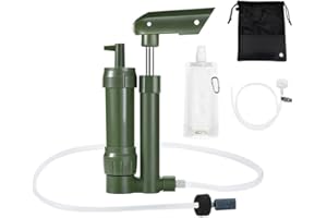Marran Portable Reverse Osmosis Water Filter Pump Outdoor Water Purification System Survial Gear for Camping Hiking Emergency