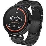 Misfit Herren Digital Smart Watch Armbanduhr mit Edelstahl Armband MIS7202