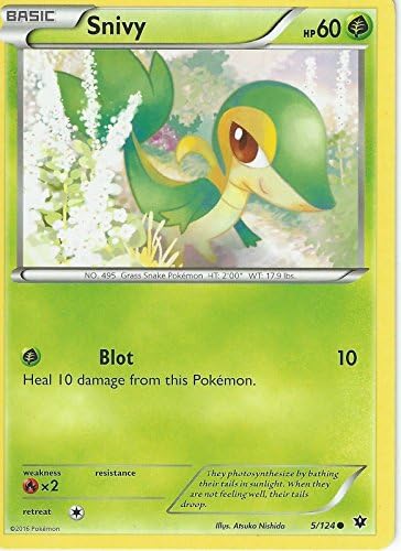 POKEMON XY FATES COLLIDE - SNIVY 5/124