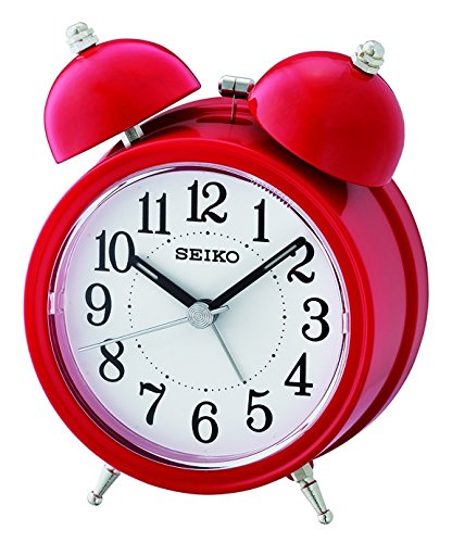 Seiko Unisex Wecker Analog Kunststoff rot QHK035R