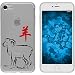 Produktbild PhoneNatic Case für Apple iPhone 7 Silikon-Hülle Tierkreis Chinesisch M8 Case iPhone 7 Tasche + 2 Schutzfolien