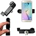 Produktbild Original Lanboo® KFZ Halter Auto Halterung für Lütfungsgitter für Samsung Galaxy S6 edge - SM-G925, SM-G9250, SM-G925F, SM-G925FQ, SM-G925S, SM-G925V - Schwarz