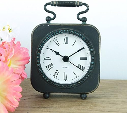 Square Vintage Style Carriage Clock