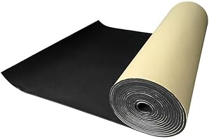 ZESLIV Aislante Térmico Insonorizante Forro Papel Adhesivo para Coche 50cmx300cm (3mm de Grosor) insonorizantes para automóviles Espuma Aislante Acústico Insonorización para Coche