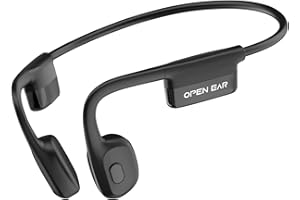 Relxhome Knochenschall Kopfhörer, Open Ear Kopfhörer Bluetooth 5.3 mit Dual-Mikrofon, 8Stunden Akkulaufzeit, IPX6 wasserdichte Kabellose Sport Kopfhörer für Laufen, Radfahren, Fitness
