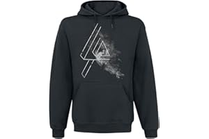 Linkin Park Archer Homme Sweat-Shirt à Capuche Noir Regular/Coupe Standard
