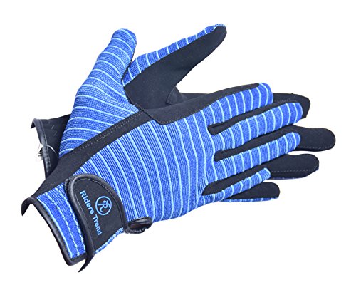 Riders-Trend-Every-Day-Horse-2-Tone-4way-Kr-Nubuck-Suede-Equestrian-Riding-Gloves