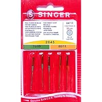 5 original Singer coser agujas 2045 grosor 70/09 y 80/11 para tejido de punto, 130/705 H de S