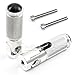 Aridox(TM) CNC Universal Motorcycle Bike Folding Footrests Foot Rests Pegs Rear Pedals Set Silver C20