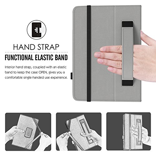 MoKo Hülle für Fire HD 8 2016 – Kunstleder Ständer Schutzhülle Smart Cover mit Auto Schlaf / Wach Funktion und Stift-Schleife für Fire HD 8 Tablet (6. Generation – 2016), Glück Baum - 7