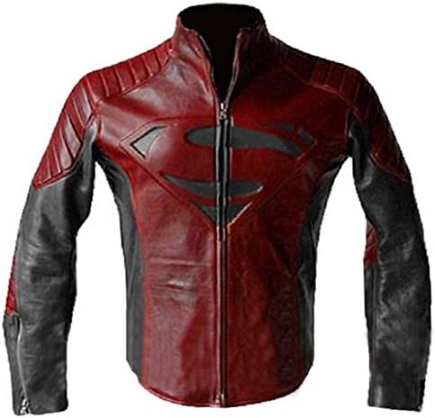 eGeniusNew Superman Black and Red Jacket