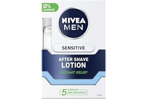 NIVEA MEN Sensitive Łagodząca woda po goleniu dla mężczyzn z rumiankiem i witaminą E, 100 ml