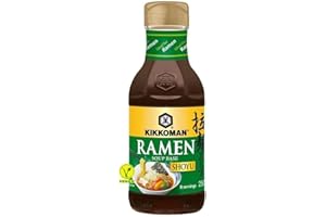Xihaha Base concentrata per zuppa di Noodles Ramen KIKKOMAN, Gusto Shoyu (Salsa di soia), vegana, 250 ml – 8 porzioni
