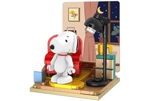 BlueBrixx Pro 107357 - Snoopy si rilassa a casa con blocchi di bloccaggio con 89 elementi