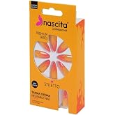 Nascita 24'l&uuml; Stiletto Renkli Takma Tırnak - 185
