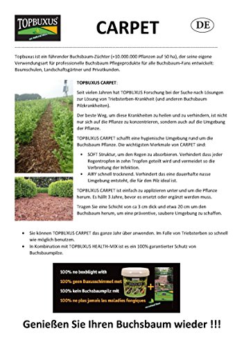 TOPBUXUS CARPET, 70L für 5m2, Die definitive Lösung für Buchsbaumpilz wann Kombiniert mit TOPBUXUS HEALTH-MIX, mach es wie der Züchter! - 7