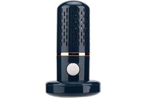 ASIXXSIX Lavadora y Purificador Portátil de Frutas y Verduras, Forma de Cápsula Mini, Carga USB Inalámbrica (Azul)