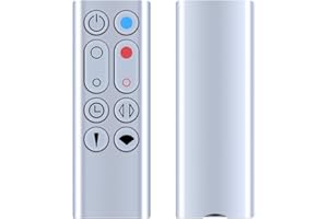 GOUYESHO Nuevo Mando a distancia de repuesto para Dyson Pure Hot+Cool Fan Purifying Heater HP00 HP01, parte NO.967197-13 (plata)